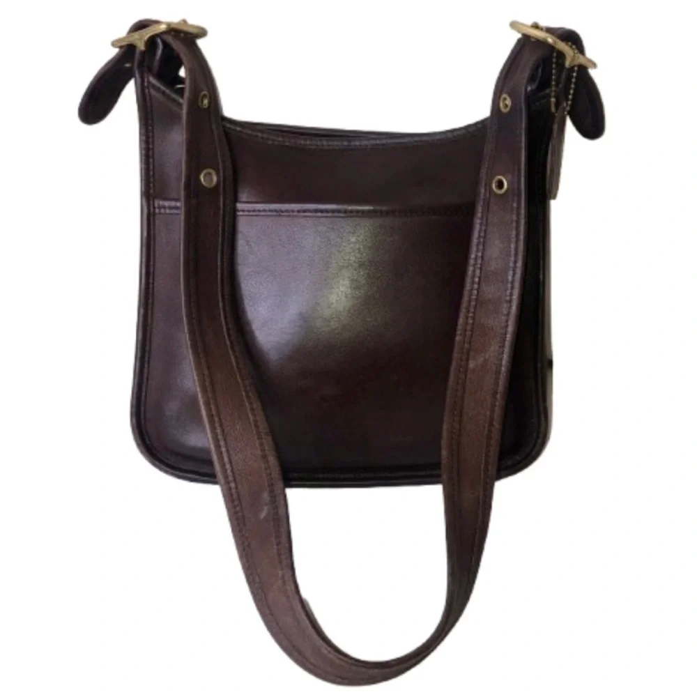 Vintage COACH Legacy Zip Mahogany Glove Tanned Crossbody Shoulder Bag 9966 COA - Picture 17 of 17